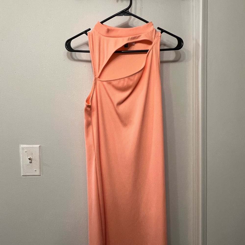 H&M Cutout Peach Dress